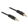 Cable de audio DeLOCK 0,5 m 3,5 mm conector macho/conector macho