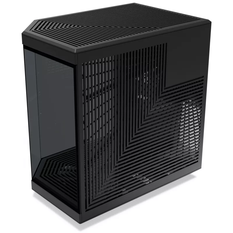 HYTE Y70 CS-HYTE-Y70-B caja de PC Midi Tower, E-ATX, cristal templado, Pitch Black