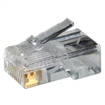 Conector macho RJ-45 LOGILINK MP0002, CAT5e, transparente, pack de 100