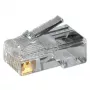 Conector macho RJ-45 LOGILINK MP0002, CAT5e, transparente, pack de 100