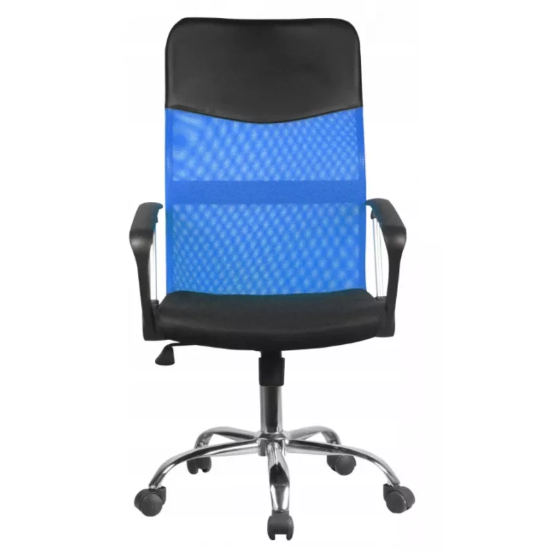 Topeshop KRZESŁO NEMO NIEBIESKIE silla de oficina/ordenador asiento acolchado respaldo de malla