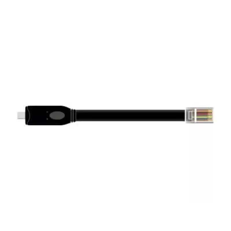 DeLock - Adaptador serie - USB-C - RS-232 x 1 - negro (63912)