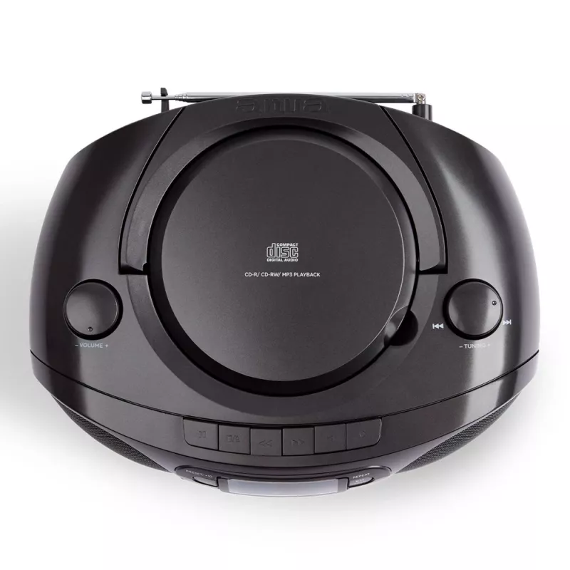 Sistema estéreo portátil Aiwa BBTC-550BK Digital 6 W FM PLL negro