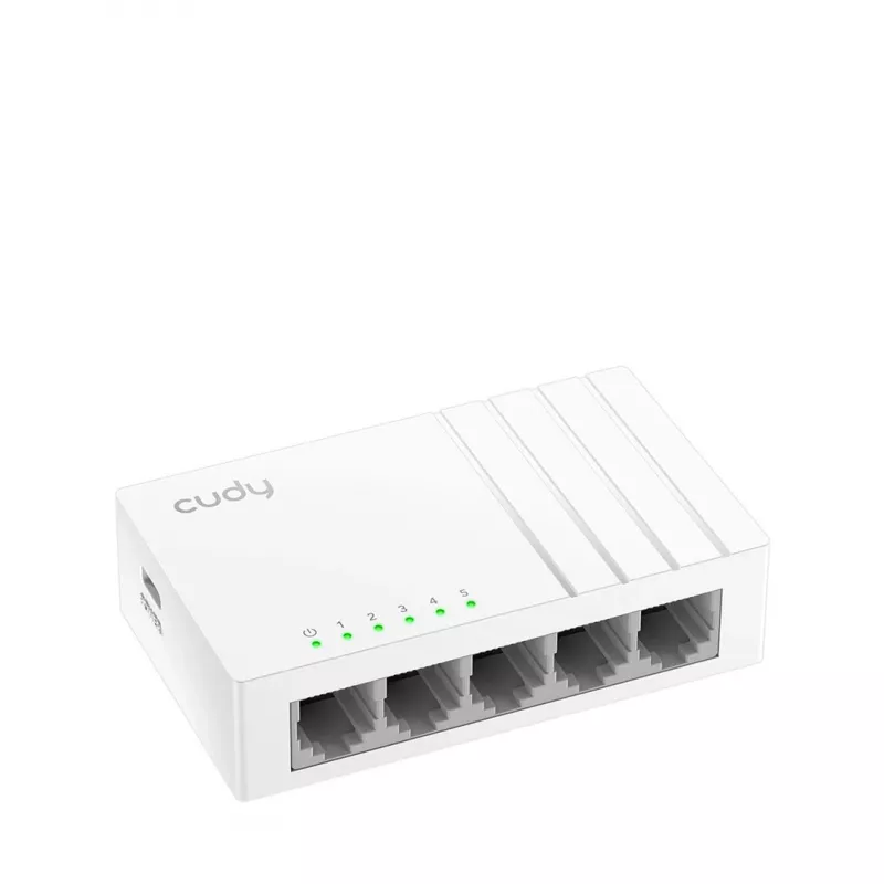 Switch de red Cudy GS105U – no gestionado 5 puertos Gigabit Ethernet (10/100/1000), blanco, 5 V