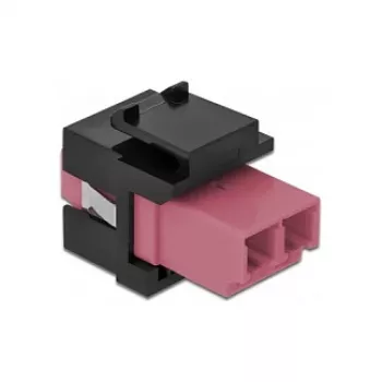 Módulo Keystone LC dúplex conector hembra a conector hembra LC dúplex DeLOCK