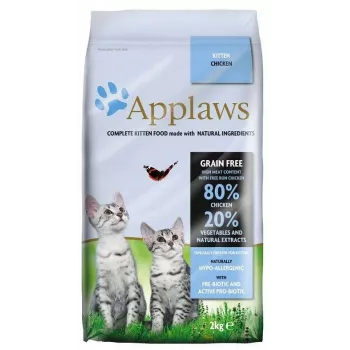 Comida seca para gatos Applaws Kitten Chicken 2 kg – junior, proteína 38 %, grasa 17 %