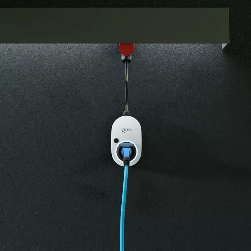 go-e Charger Gemini flex 22 kW wallbox móvil, 32 A CEE, blanco