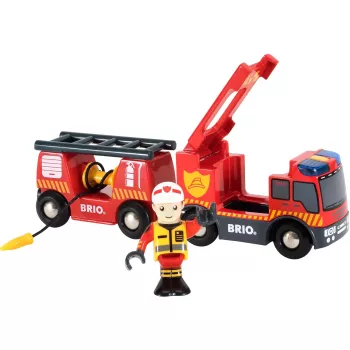 Train BRIO vehículo de emergencia bomberos