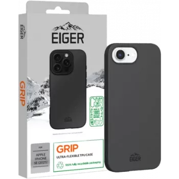 Funda con agarre Eiger GRS iPhone 16e negra