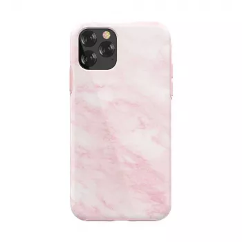 Funda para móvil Devia Marble Serie para iPhone 11 Pro Max, rosa, carcasa rígida protectora