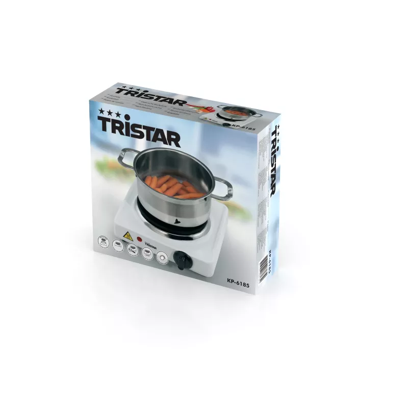 Placa de cocina Tristar KP-6185 con luz indicadora