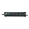 Regleta de enchufes Brennenstuhl Premium-Line 6 tomas negra, 3 m Premium-Line 6 tomas negra 3 m H05VV-F 3G1,5, con interruptor (1951160100)