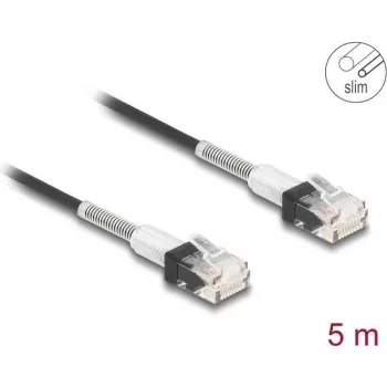 Cable de red DeLOCK RJ45 80392 Cat.6A 5 m negro