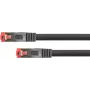 Cable de red Ethernet Python 8063PY-075S Negro