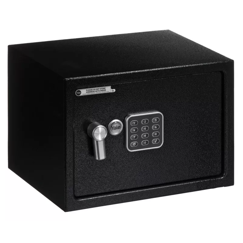 Caja fuerte independiente Yale YSV/250/DB2 16,3 l acero negro