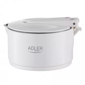 Adler olla de viaje de silicona | AD 1377 | Olla de viaje | 600 W | 0,6 L | Silicona | Blanca