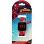 Reloj de pulsera LED con calendario Spiderman