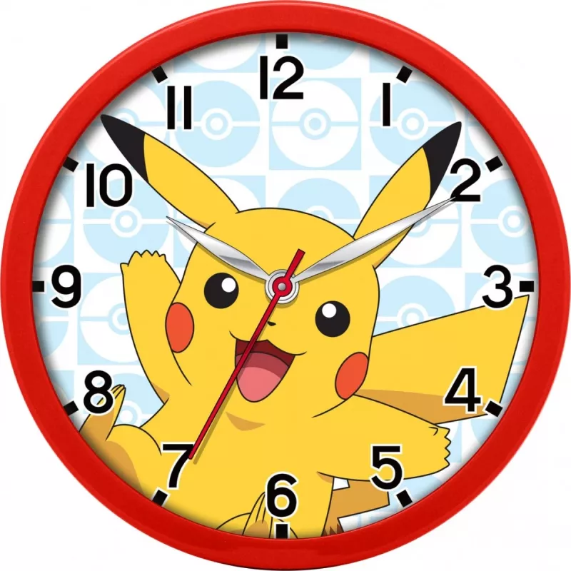 Reloj de pared Pokemon Pikachu 25cm