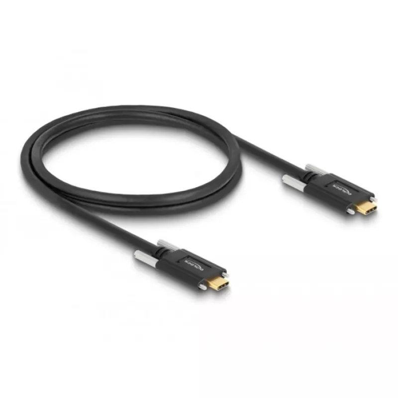 Cable USB DeLOCK 83720 USB 3.2 Gen 2 1 m USB-C negro