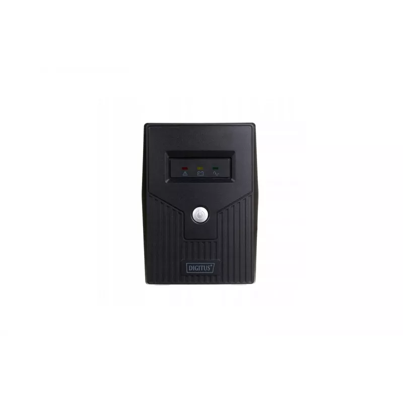 Sistema de alimentación ininterrumpida DIGITUS Line-Interactive DN-170064-B 800 VA (480 W), AVR, LCD, torre, 2 salidas AC, tipo F