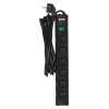 Ever Optima 5m negro 6 tomas AC 250 V