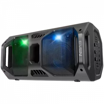 Altavoz SVEN PS-600, negro (50W, TWS, Bluetooth, FM, USB, microSD, pantalla LED, 4000mAh)