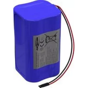 Ansmann 2S2P pack de baterías 4x 18650 cable Li-Ion 7,2 V 6700 mAh (2447-3049-40)