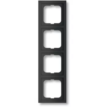 Busch-Jaeger 1754-0-4422. Color del producto: negro, diseño: sin tornillos, compatibilidad de marca: Busch-Jaeger. Ancho: 80 mm, alto: 293 mm, grosor: 1,1 cm