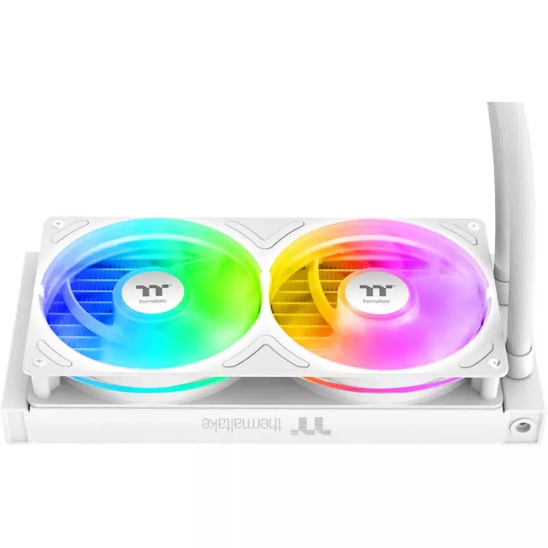 Refrigeración líquida CPU todo en uno THERMALTAKE TH240-S V3 ARGB Sync Snow Edition, radiador de 240 mm