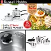 Russell Hobbs RH00542EU7 Easy Strain juego de 3 cazos