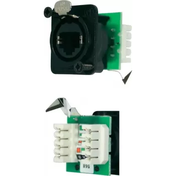 Neutrik NE8FDV-YK-B negro