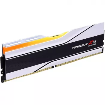 DIMM 32 GB DDR5-6400 (2x 16 GB) Dual-Kit, memoria blanca, F5-6400J3039G16GX2-TZ5NRW, Trident Z5 Neo RGB, AMD EXPO