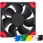 Noctua NF-A8 PWM chromax.black.swap NF-A8 PWM CH.BK.S ventilador de caja, 80 mm, 80x80x25 mm, 450–2200 rpm, negro