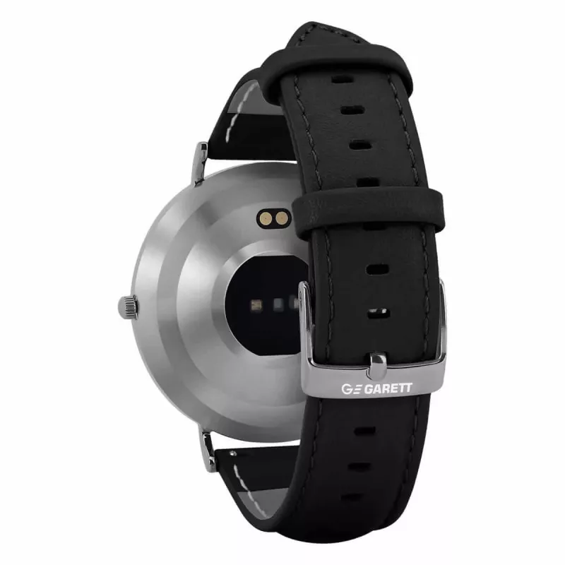 Smartwatch Garett Verona plata-negro piel VERONA_SREB_CZARN_SKOR Garett