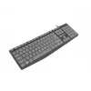 Teclado cableado de tamaño completo NATEC NKL-1507 USB QWERTY US International gris/negro, 105 teclas, teclado numérico