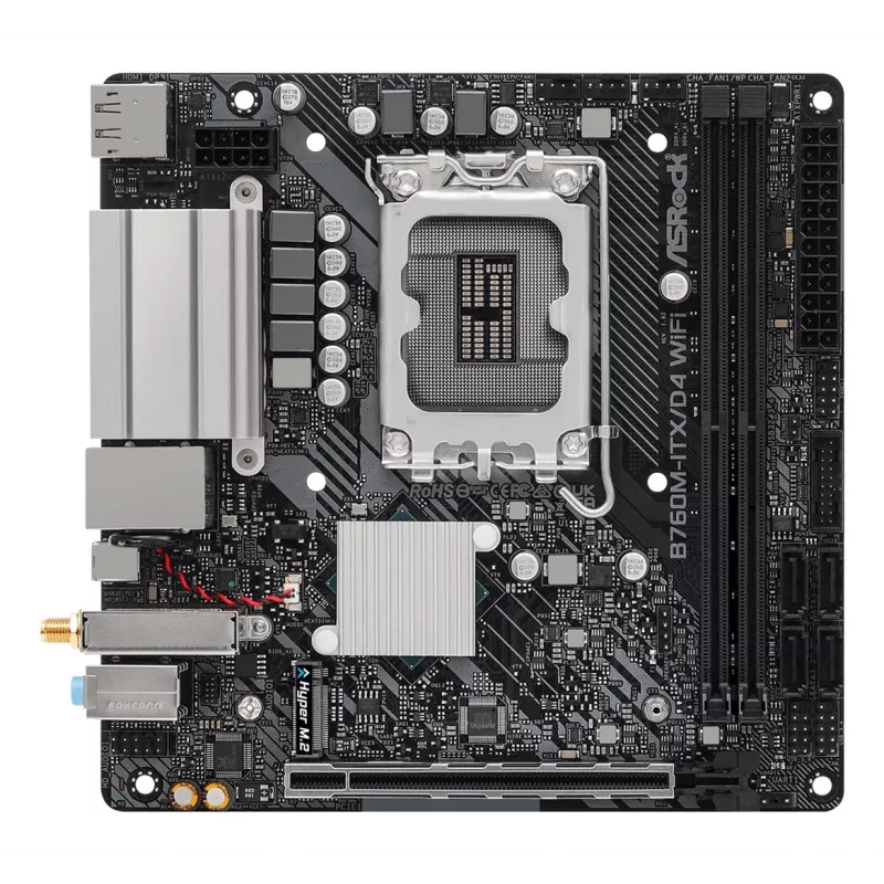 Placa base ASRock B760M-ITX/D4 WiFi Intel B760 LGA 1700 mini ITX