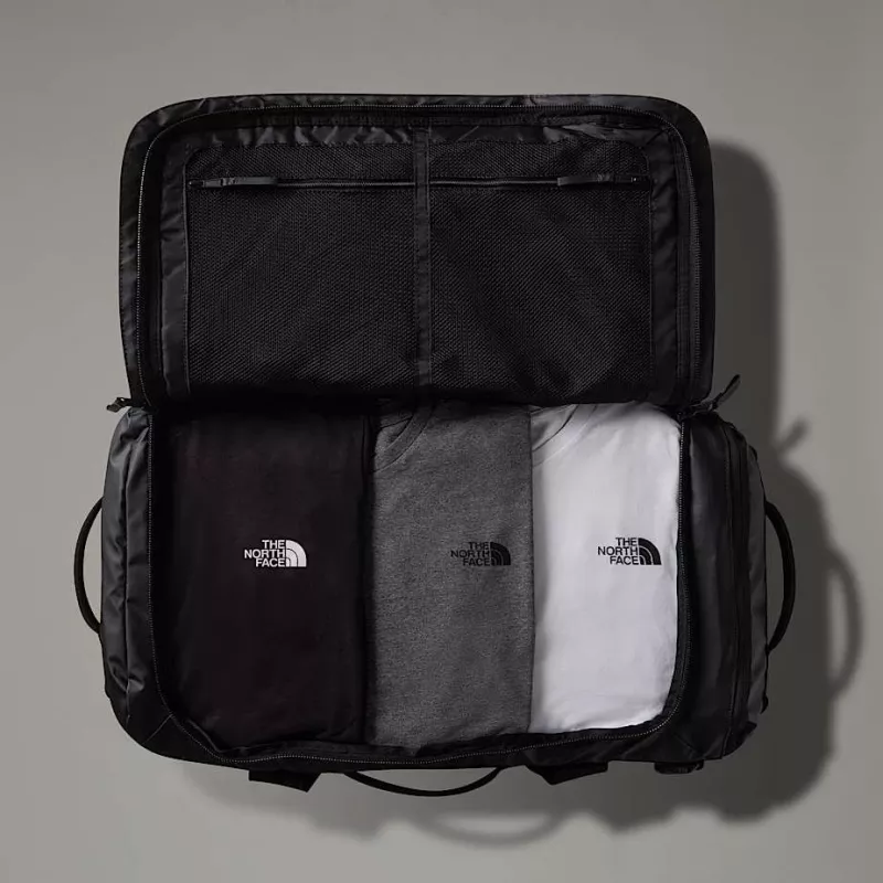 Bolsa de viaje The North Face Base Camp Voyager Duffel 62 - TNF Black/asphalt gris
