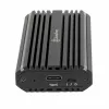 Carcasa para SSD M.2 SilverStone SST-MS13, USB 3.2 Gen 2, pantalla de estado RGB LED, negra