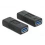 Adaptador USB 3.0 Type-A conector hembra a Type-A conector hembra cruzado DeLOCK 66641