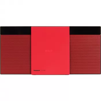 Reproductor de CD HiFi Panasonic SC-HC304 rojo