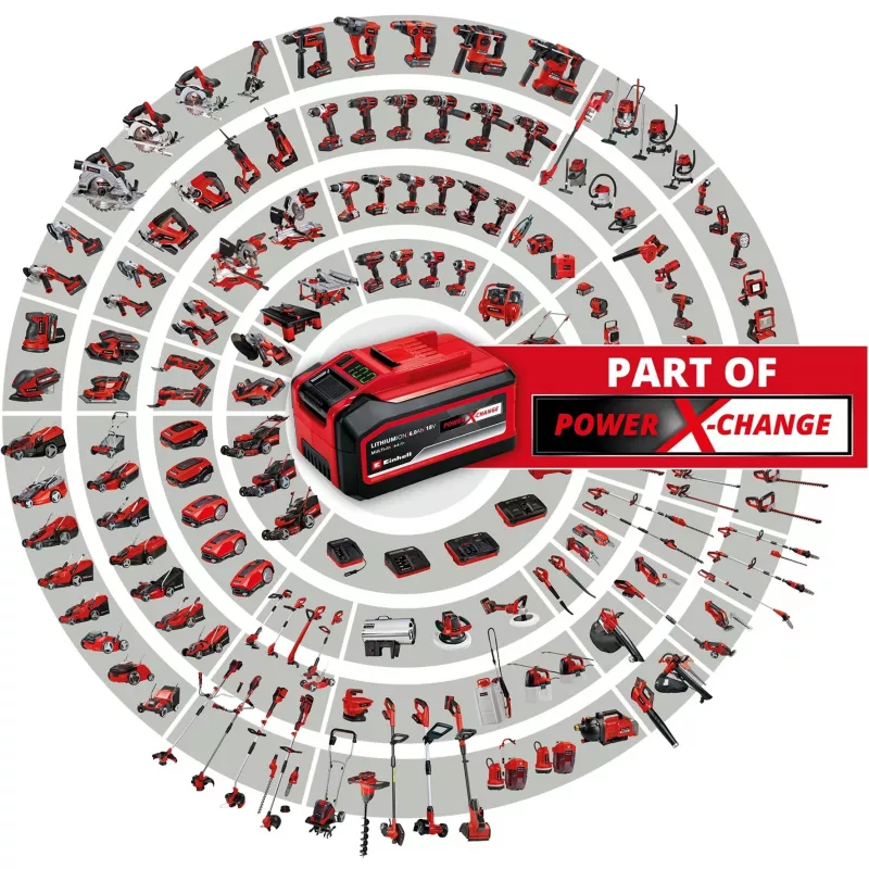 Atornillador a batería Einhell 4513939, 18V litio-ion, rojo