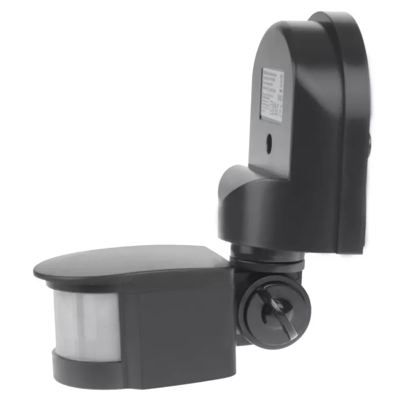 Sensor de movimiento y crepuscular de pared 180° Maclean MCE25 GR, máx. 1200W, gris