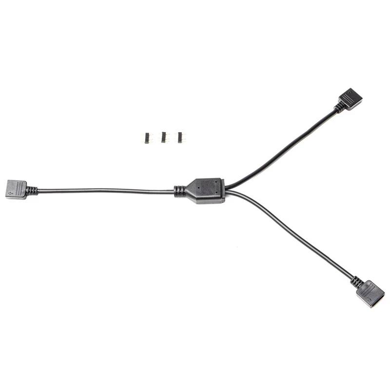 Cable divisor RGB EK Water Blocks Loop D-RGB 2-Way negro 5V