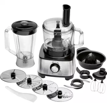 Robot de cocina ProfiCook PC-KM 1063 1200 W 1,75 L negro, acero inoxidable