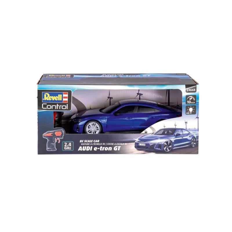 Coche RC a escala Audi e-tron GT