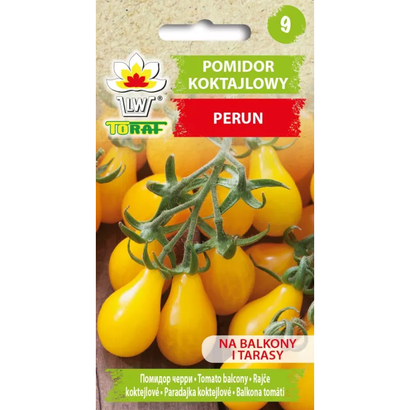 Tomate cherry Perun Toraf semillas de hortalizas, paquete de 0,5 g
