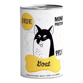 PAKA ZWIERZAKA Pepe Goat - Comida húmeda para perros - 400 g