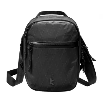Bolsa de viaje Tomtoc Aviator-T37 con correa de hombro, tejido X-Pac, negra