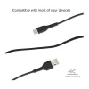 SBS TECABLEMICRO2K cable USB A Micro-USB B macho a macho negro 2 m (TEKabelMICRO2K)