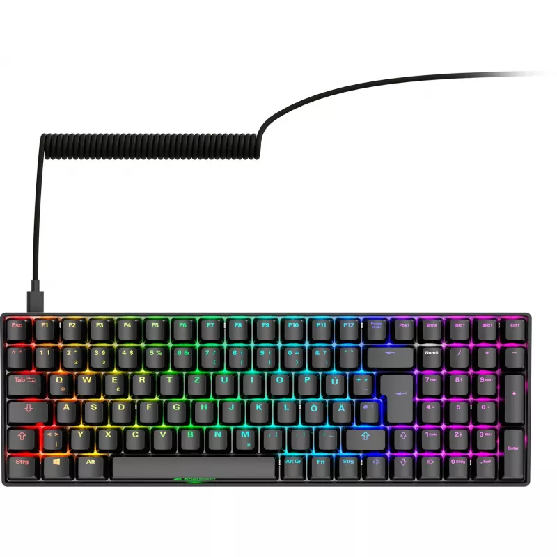 Sharkoon Skiller SGK50 S2 negro DE-Layout Gateron Yellow teclado